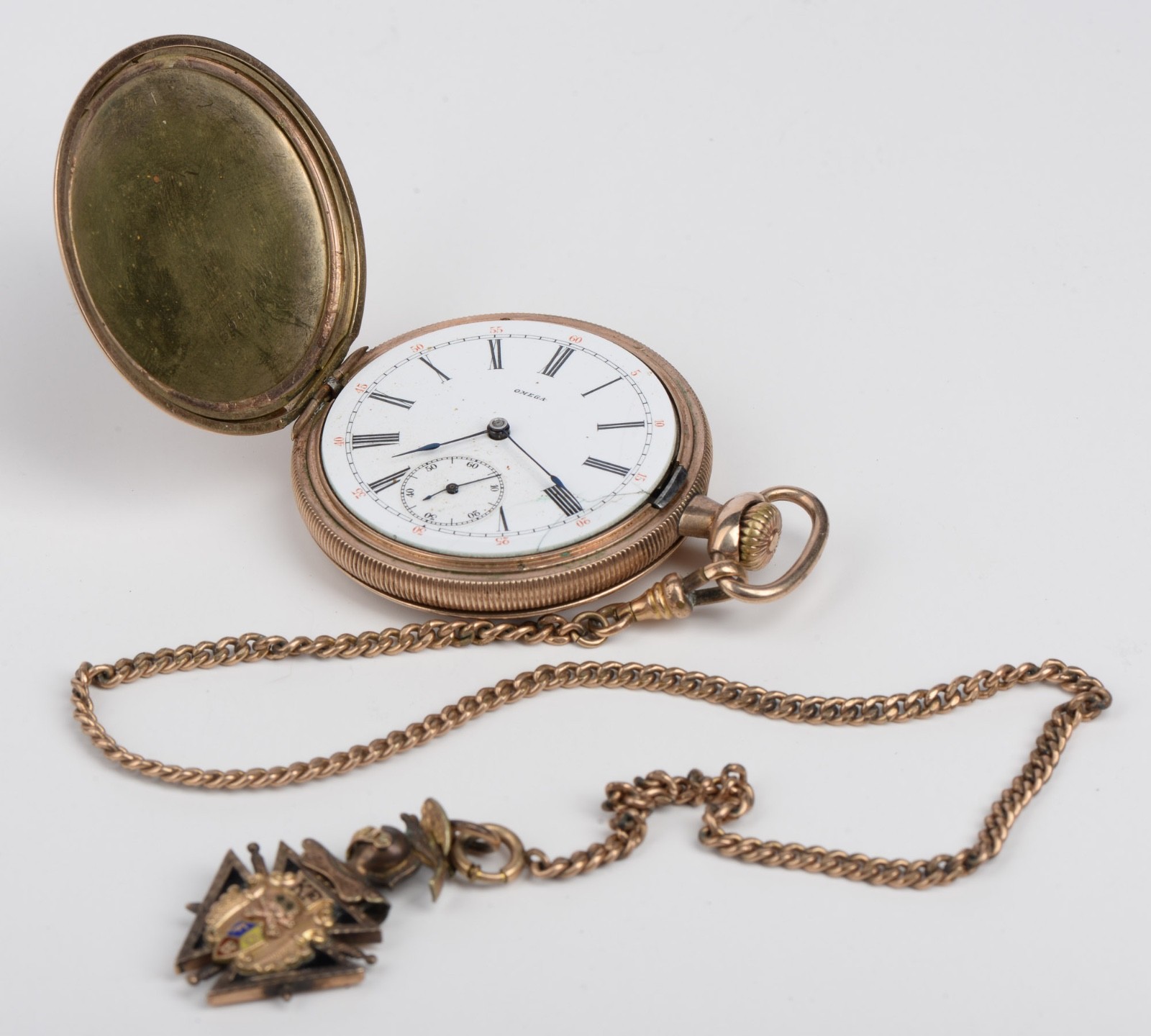 Not Watch Dial Roman 50mm Pocket – 15 Wadsworth Work Case Jewels Antique Omega - vintagewatches.pk