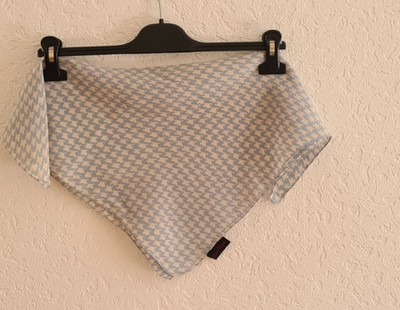 Bijou Brigitte  Tuch  kleine Haltuch blau-grau 50*50cm  Seide