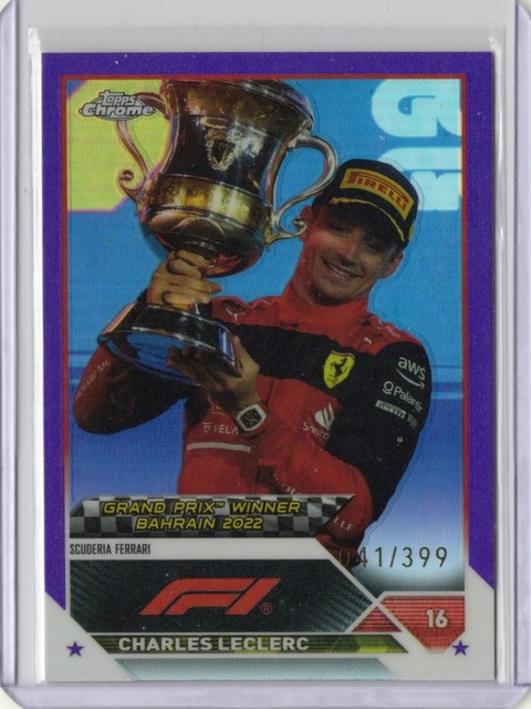 2023 Topps Chrome Formula 1 - Charles Leclerc #144 Purple Refractor /399