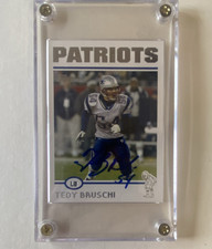 Topps 2004 Tedy Bruschi New England Patriots Autographed NFL Card #37