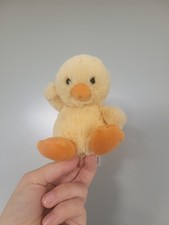 Jellycat Baby Poppet Chick - Baby Poppet Duck - Baby Poppet Duckling - Tiny 4" 