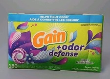 Gain+Odor Defense Dryer Sheets Super Fresh Bl...
