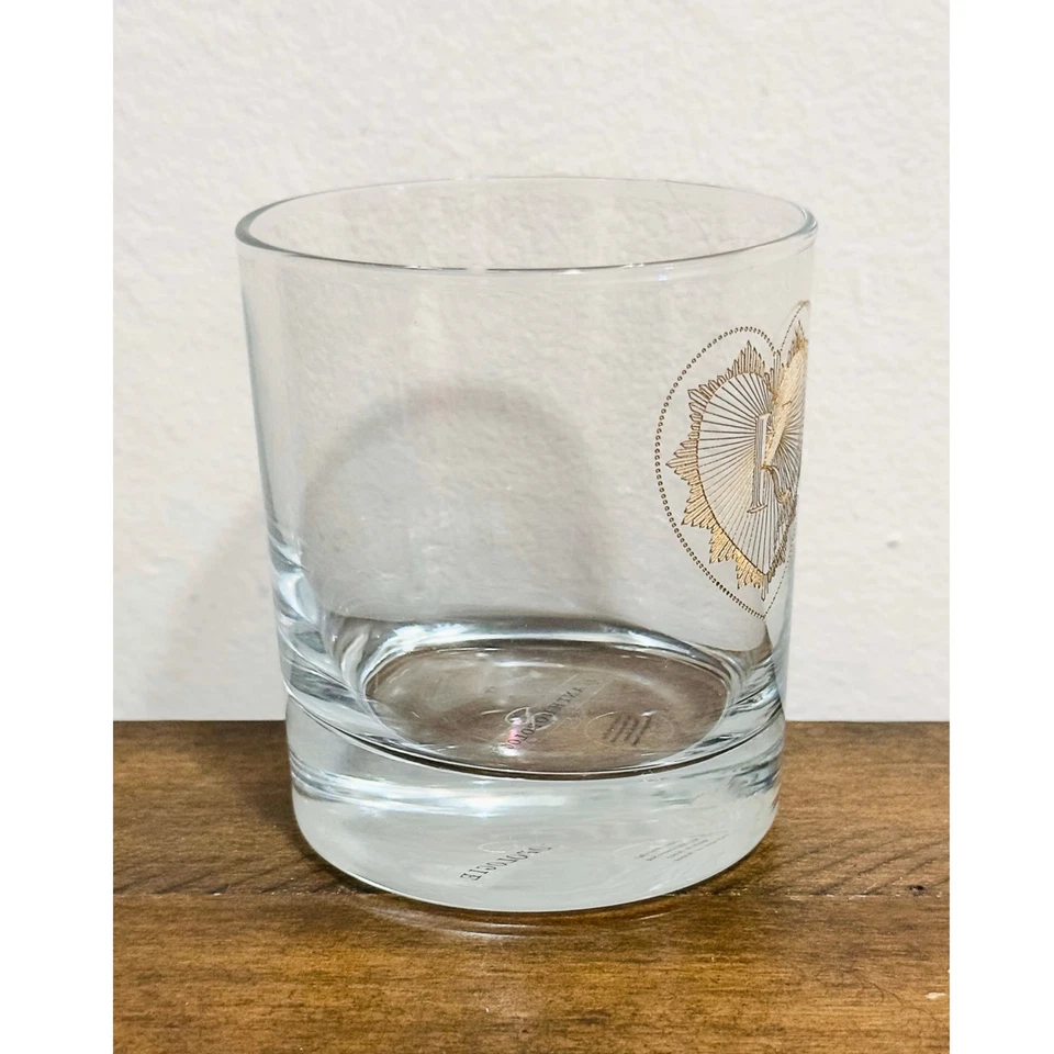 NEW: Anthropologie - Monogrammed K, Charming Old Fashioned Glass - Image 2 of 4