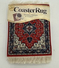 Coasters Beautiful Set Of 4 Gregorian Oriental Rug Style MouseRug USA Made GC