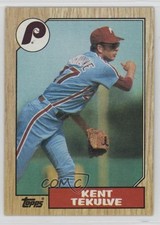 1987 Topps Kent Tekulve #684 1oa8