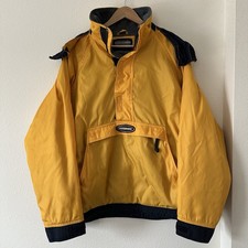 Vintage Abercrombie Performance Anorak Jacket 1/2 Zip Hooded Size M Gorpcore