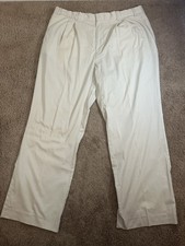 Orvis Men  s Vintage Pleated Pants Size 38 Khaki Dress Pants Casual