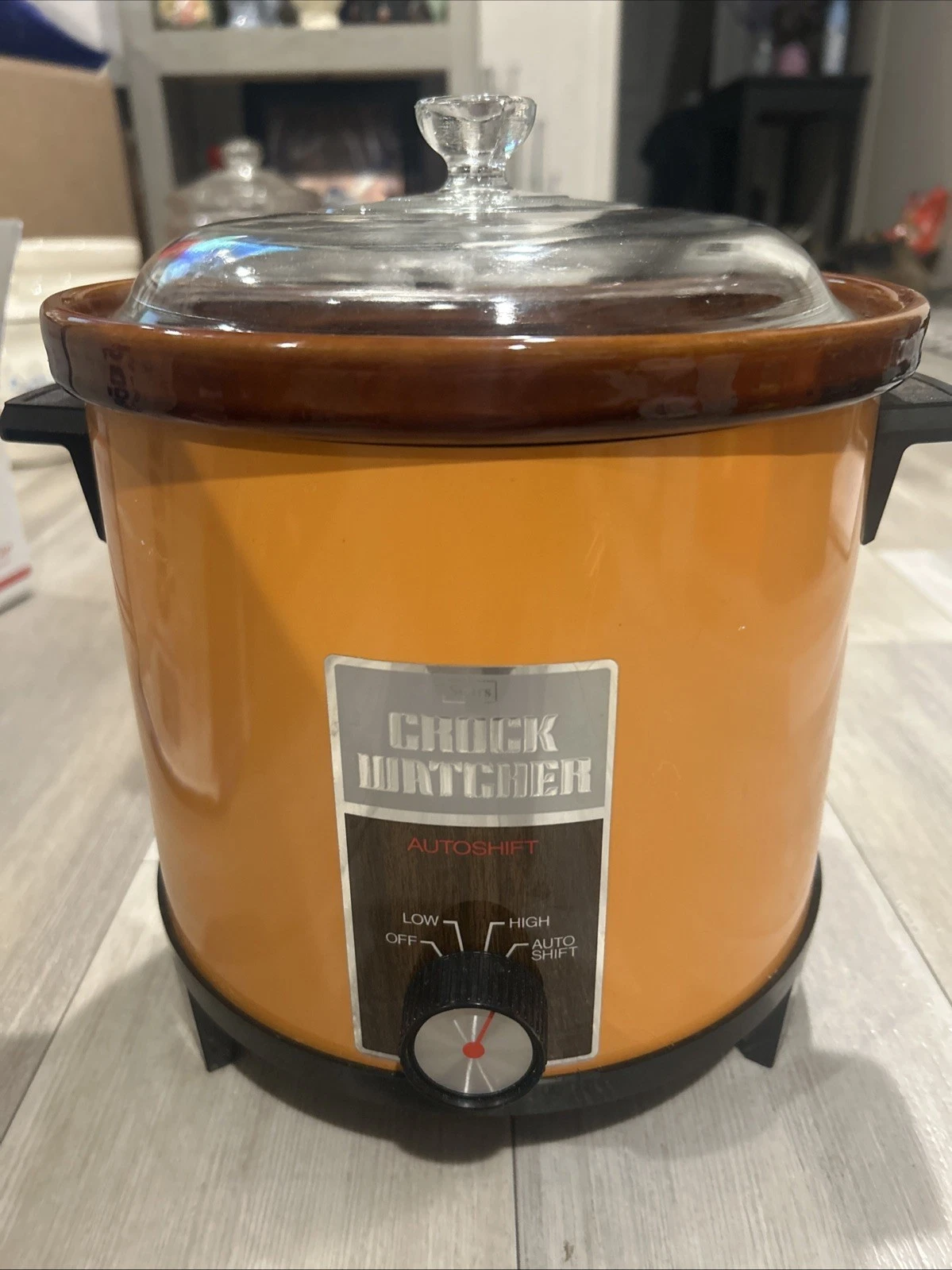 vintage Sears Crock Watcher slow cooker