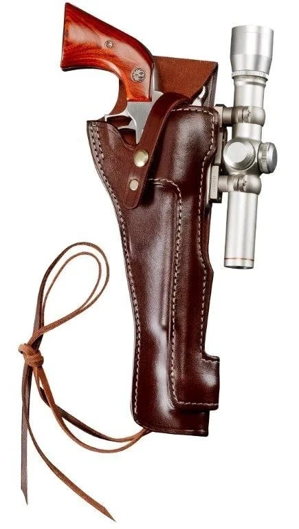 LEATHER HOLSTER FOR SCOPED BLACKHAWK / 7.5 inch barrel super blackhawk - Image 3 of 3