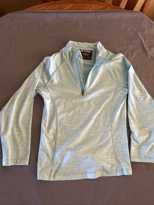 Killtec Teen Neon/Lime Green Cropped Top Long Sleeves Small