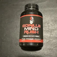Gorilla Mind Nootropic Formula (150 Capsules) Best Caffeinated Productivity Supp