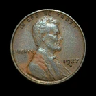1927-D Lincoln Wheat Cent Extremely Fine (EF) Coin Solid coin