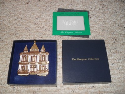 The Hampton Collection Dollhouse of the World Christmas Ornament ''Fantasy House''