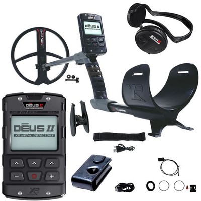 XP DEUS II RC 11'' FMF Coil Metal Detector | Waterproof Wireless Bundle