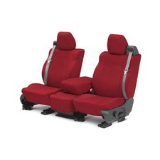 Caltrend Ty595-02fa Carbon Fiber 1st Row Red Custom Seat Covers