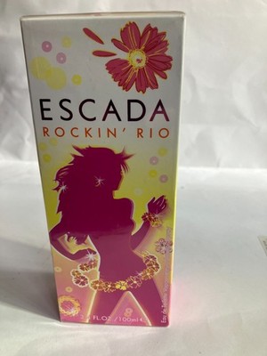 Escada ROCKIN' RIO 3.4oz EDT Spray for Women, 100% AUTHENTIC, SEALED, RARE