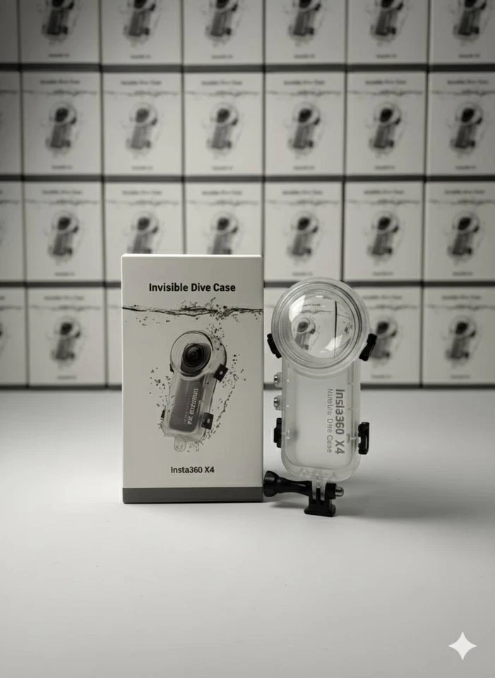 Estuche de Buceo Invisible Insta360 X4 Auténtico Impermeable 50m Carcasa de Cámara de Acción Foto 2 de 4