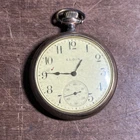Large Antique ELGIN Pocket Watch Elgin Gold-Filled - Sold for Parts - J1