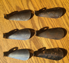 Six Vintage Metal Shoehorn Lot
