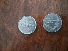 US Coins Quarter Dollar 1999 Delaware 2005 Oregon United States of America