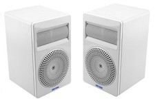 Singtronic Professional 2000W Karaoke Vocal Speakers- White Pair 
