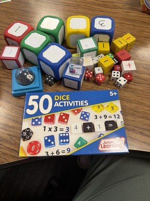 Junior Learning Dice Activities Set Educational Math Manipulatives Teacher