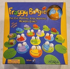 Froggy Boogie All Wooden The Eye Popping Frog Hopping Memory Game BlueOrnge 2006