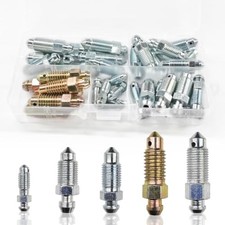 36PCS Brake Bleeder Screw Assortment Kit, SAE Metric Cylinder Bleeder Valve