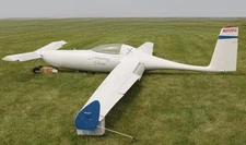 Rutan Solitaire 77 Motor Glider Desktop Wood Airplane New Model Small Scale 1/48