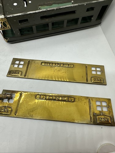 LIONEL 253 LOCOMOTIVE 607 PULLMAN 608 OBSERVATION CAR 0 GAUGE PARTS OR REPAIR - Picture 11 of 13