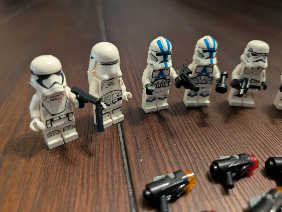 Lego 8 Minifigures Star Wars Lot Storm Snow Clone Death Transporter Battle Droid — 第 3/4 张图片