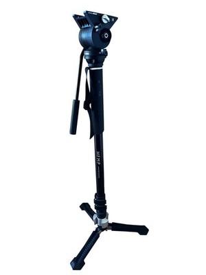 Libec HFMP Monopod-Kit: Einbeinstativ mit Stativfuß und TH-X Videokopf