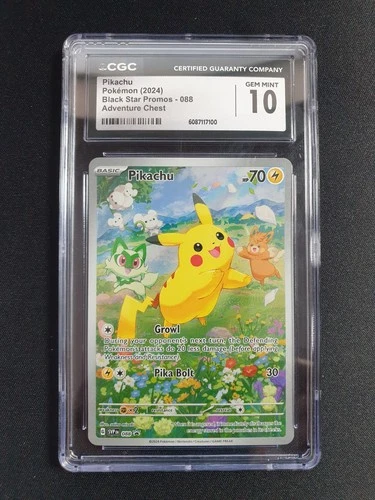 Pikachu 088 Sv: Scarlet & Violet Promo Cards Holo CGC 10