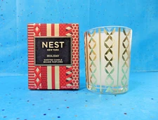 Nest New York 2025 Holiday Votive Scented Candle 2 oz / 57g ~cinnamon vanilla