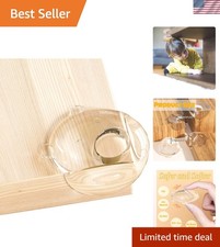 10PCS Transparent Silicone Corner Protectors - Elegant Furniture Safety Solution