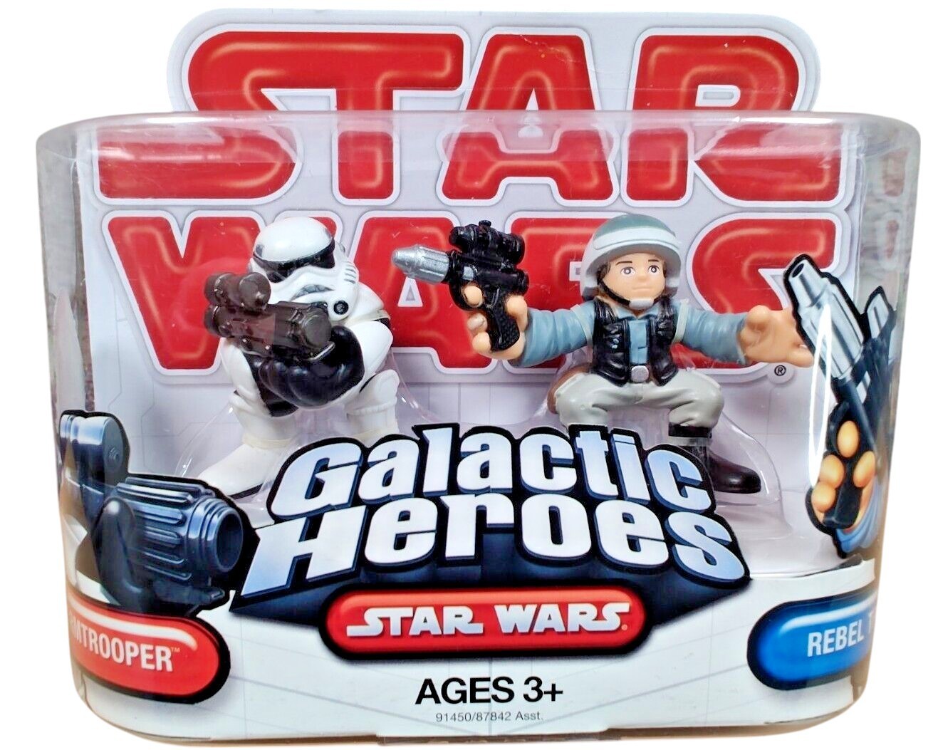 HASBRO STAR WARS Galactic Heroes STORMTROOPER REBEL TROOPER NEW SEALED RARE