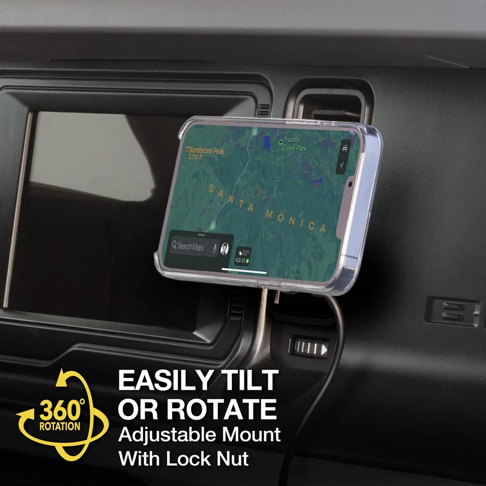 Scosche MPQ5DV-XTSP Qi Wireless Charging Phone Mount - Image 2 of 4