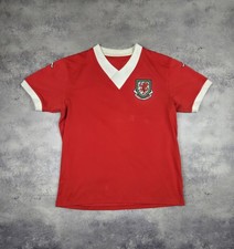 Vintage Kappa Wales National Team Soccer Jersey 2006-07 Home Football Shirt 