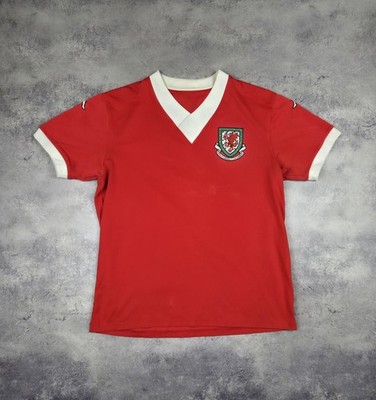 Vintage Kappa Wales National Team Soccer Jersey 2006-07 Home Football Shirt 