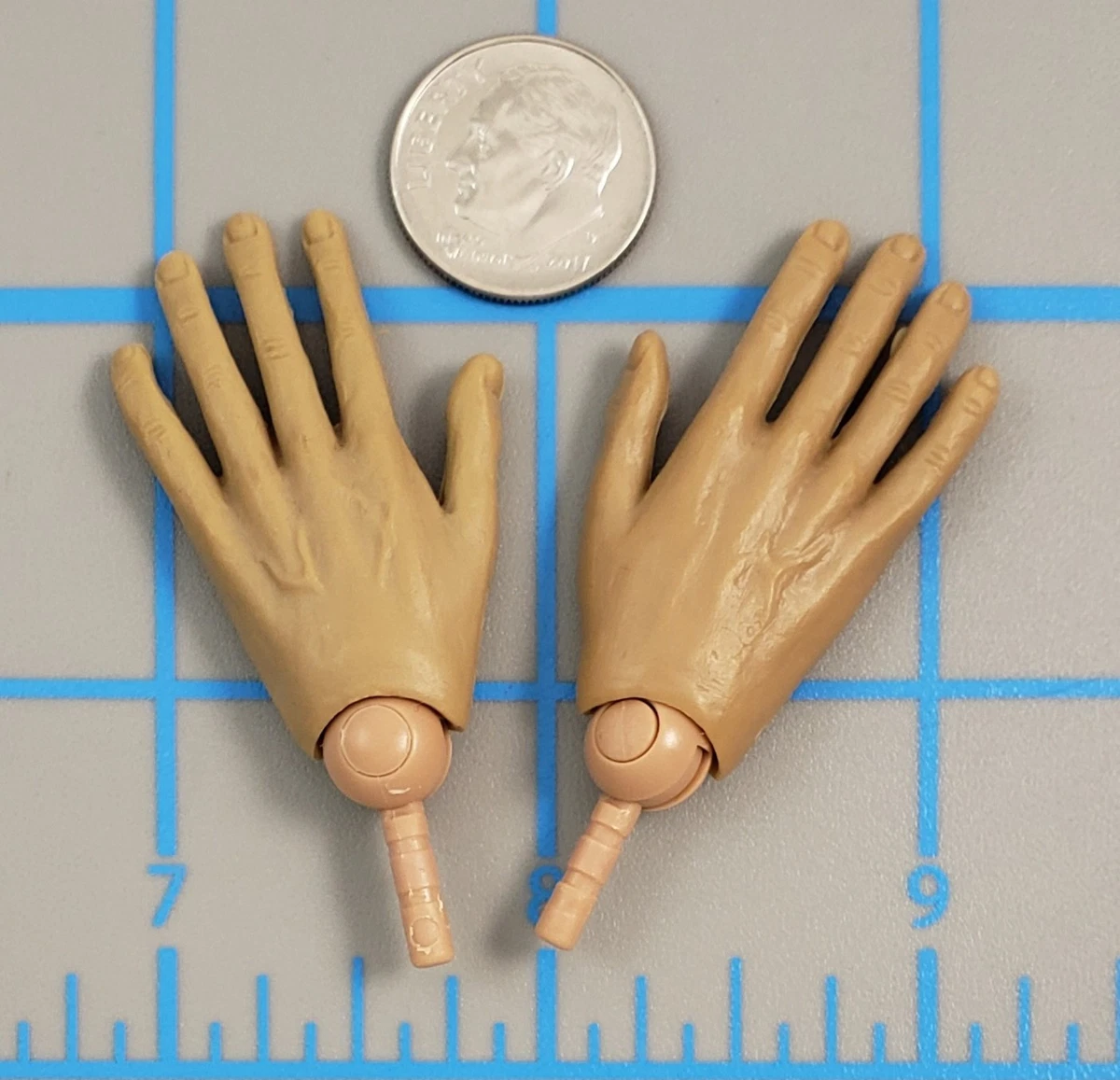 Connecteurs De Main Femelle échelle 1/6 - Taille T10-11 - Pour Figurines D'action - Neuf