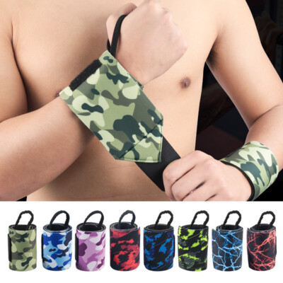 Herren Camouflage Sport Armband verstellbar Basketball Gewichtheben Armband 