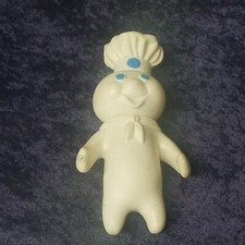 1971 Pillsbury Poppin Fresh Doughboy Rubber Figure Swivel Head 7" Over 50 Years