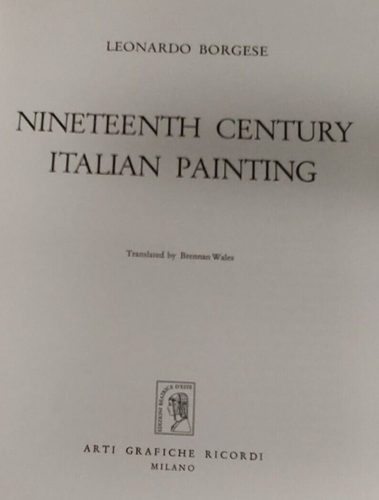 World Italian Painting Enio Sindona 19th Century Leonardo Borgese HB DJ 1964 - Imagen 10 de 17