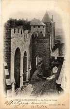 CPA Cité de CARCASSONNE-La Porte de l'Aude (260928)