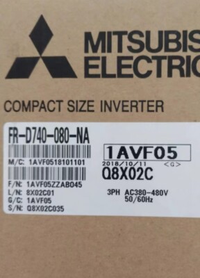 New Factory Sealed FR-D740-080-NA Mitsubishi FR-D740-080-NA Free shipping