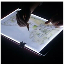 LED Light Drawing Board Box Stencil Tattoo Copy Tracing Table Artist Craft A4