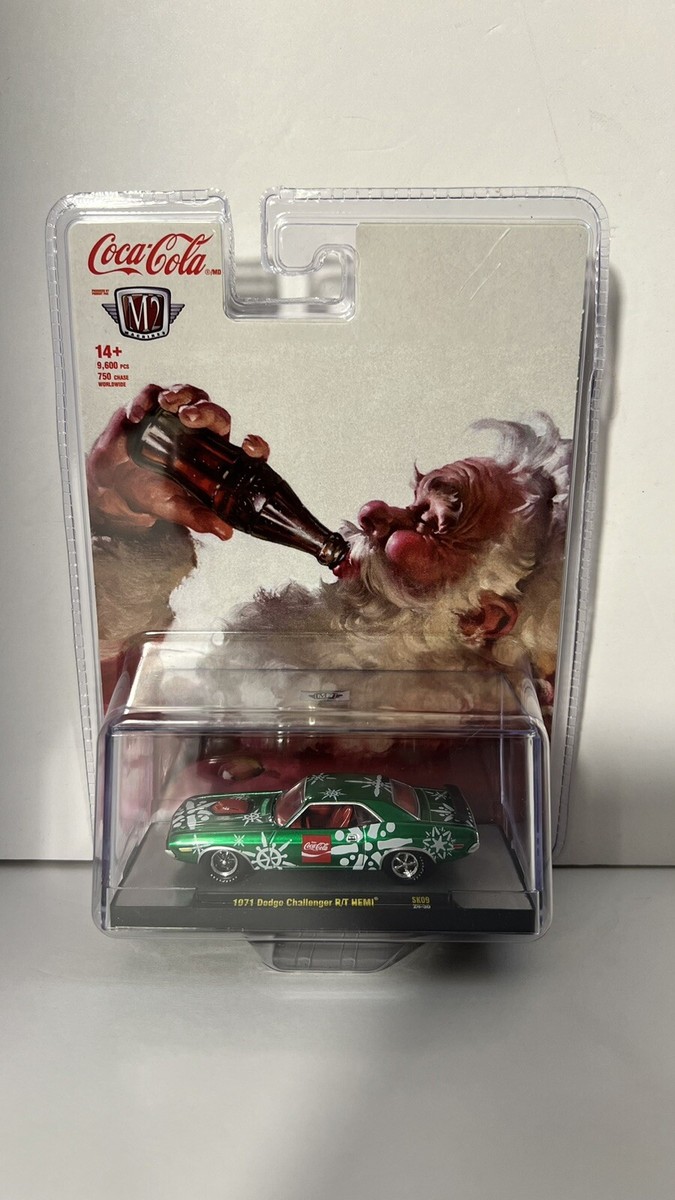 M2 Machines 2024 Coca-Cola Christmas 1971 Dodge Challenger R