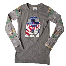 Hanna Andersson Size 6 7 Star Wars R2D2 Christmas Pajama Top Organic Cotton
