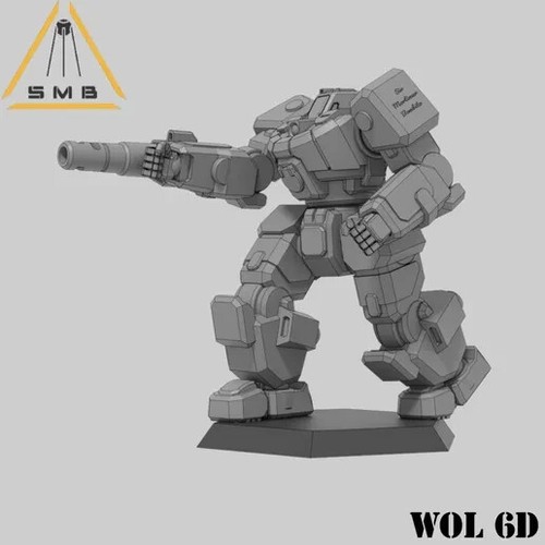 Wol6D - Alternate Battletech Model - By Sir Mortimer Bombito - Picture 4 of 4