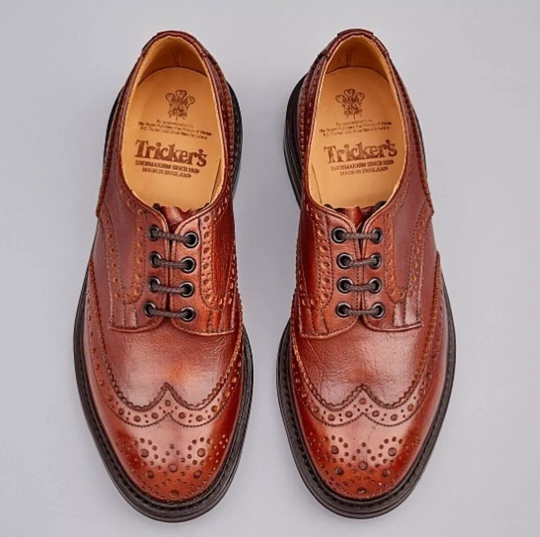 TRICKERS BUNDLE OFFER Bourton Kudu Caramel Mens Shoes SALE Was 545.00